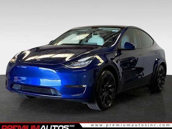 TESLA MODEL Y 2021 5YJYGDED4MF181306 image